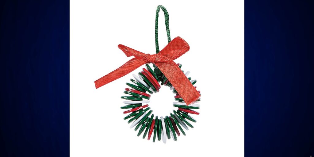 Button Wreath Ornament