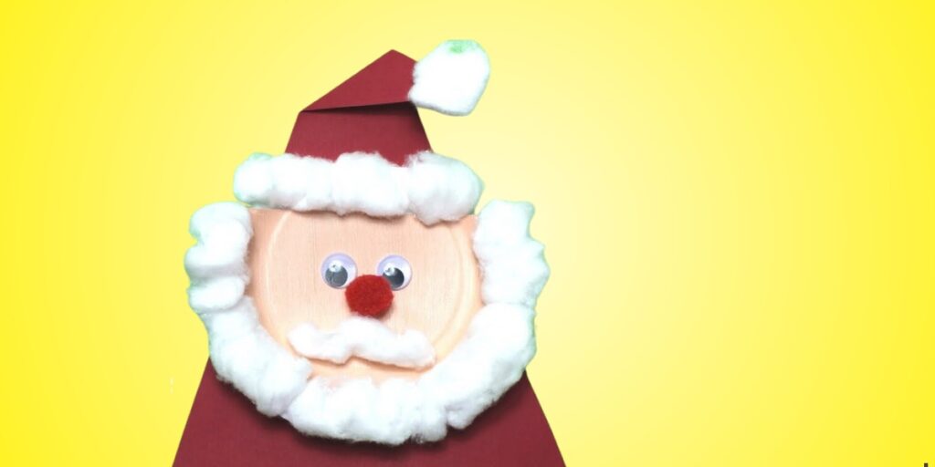 Paper Plate Santa Claus