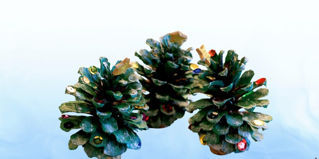 Pine Cone Christmas Trees