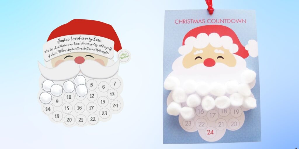 Santa Beard Countdown Calendar