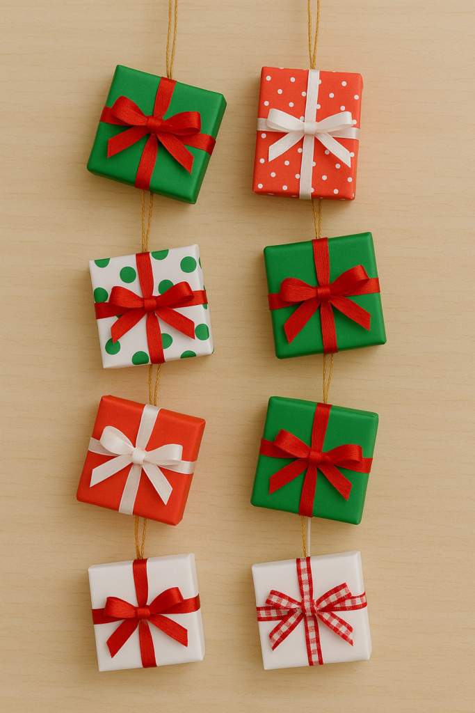 Mini Gift Box Ornaments